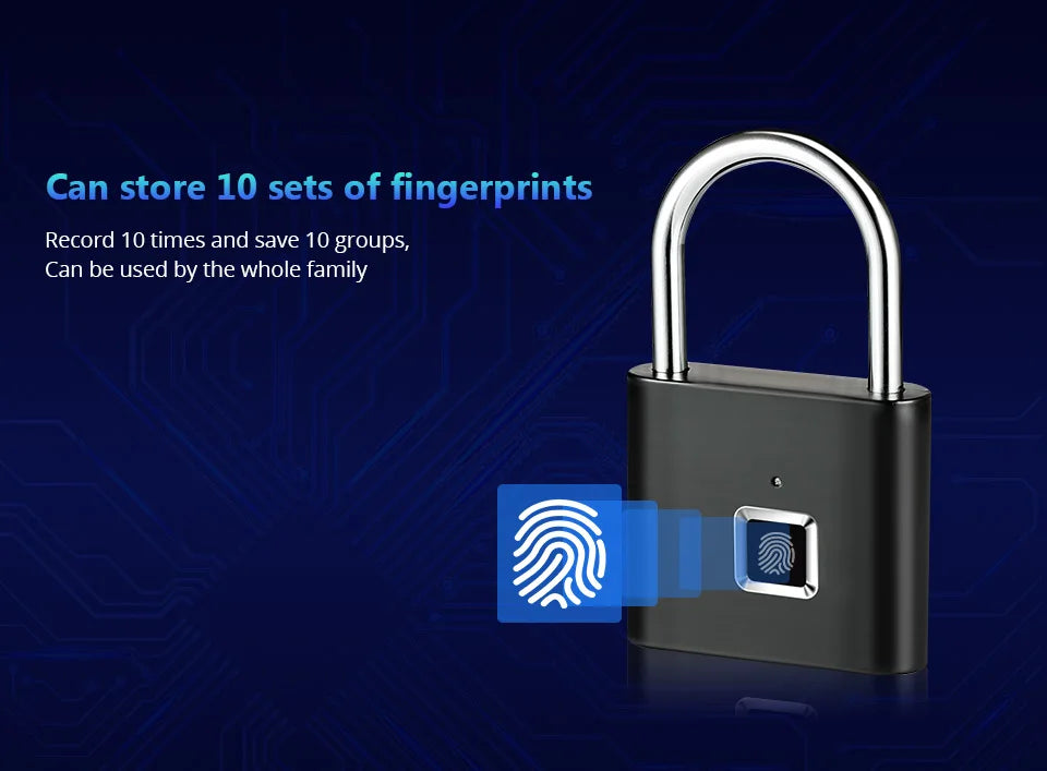 FingerLock Pro™ – Cadenas intelligents à empreinte numérique