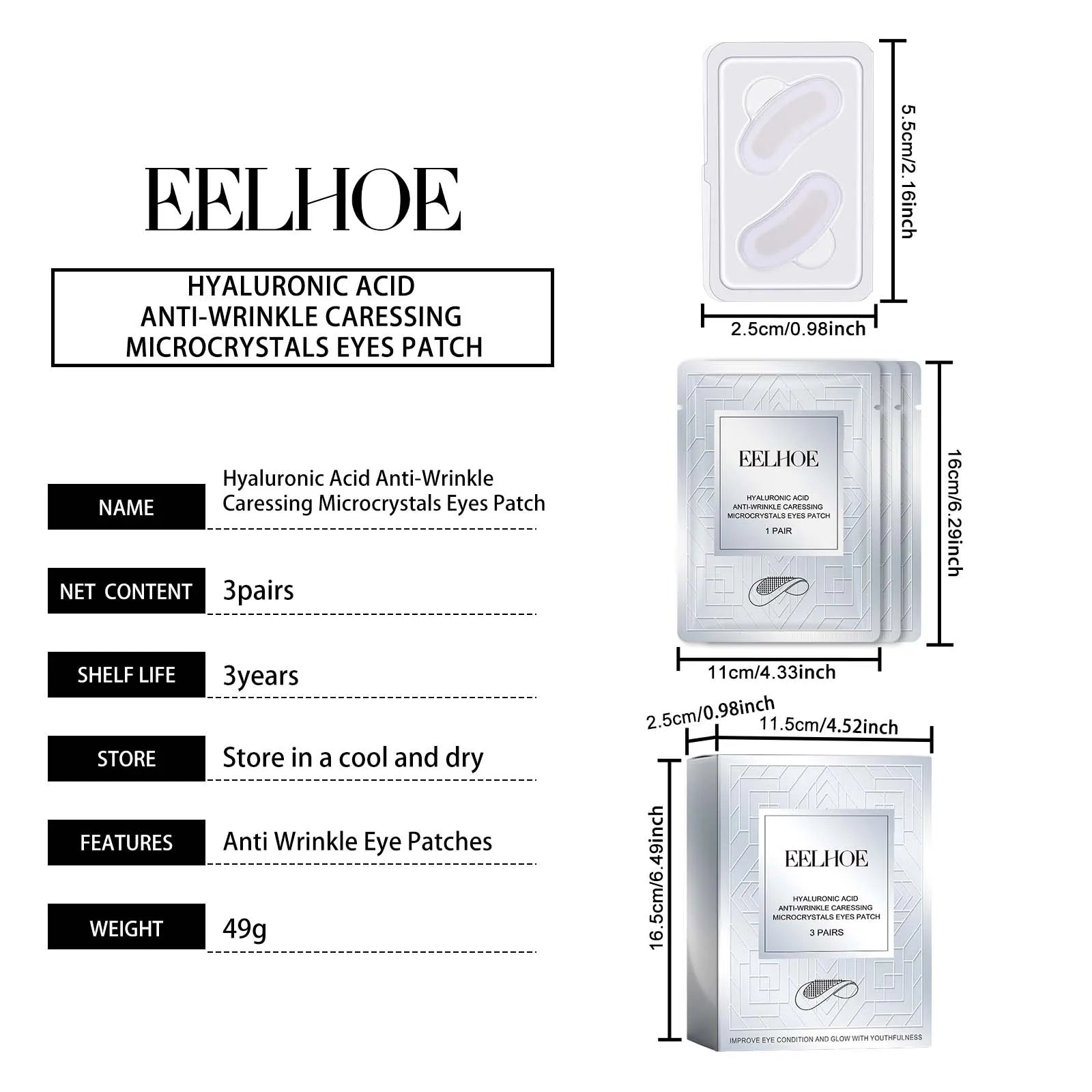 STOP Aux Rides ! 🔥 Patch Yeux Micro-Aiguilles Acide Hyaluronique – Effet Lissant Immédiat