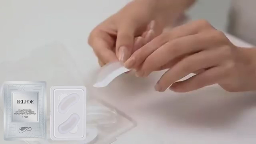 STOP Aux Rides ! 🔥 Patch Yeux Micro-Aiguilles Acide Hyaluronique – Effet Lissant Immédiat
